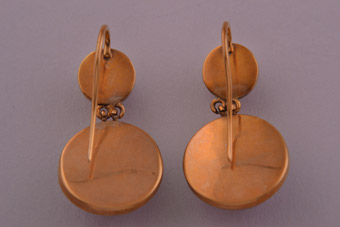Gold Victorian Earrings