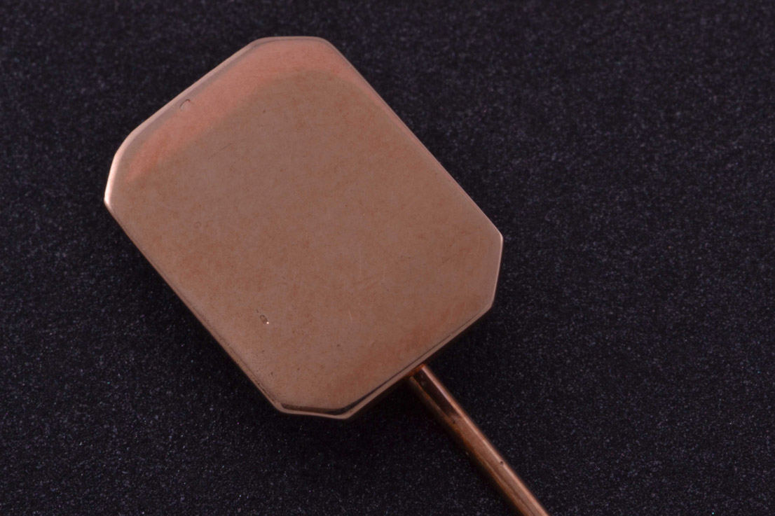 9ct Rose Gold Vintage Stick Pin