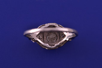 Platinum Art Deco Ring