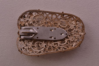 Gilt Vintage Dress Clip
