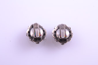 Silver Clip On Earrings