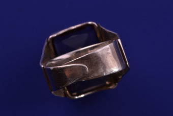 Silver Retro Ring