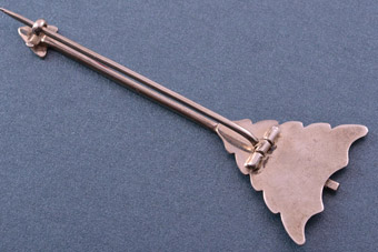 Silver Victorian Brooch