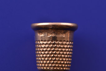 9ct Gold Thimble Charm