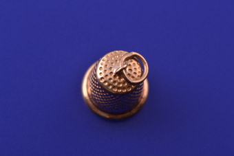 9ct Gold Thimble Charm