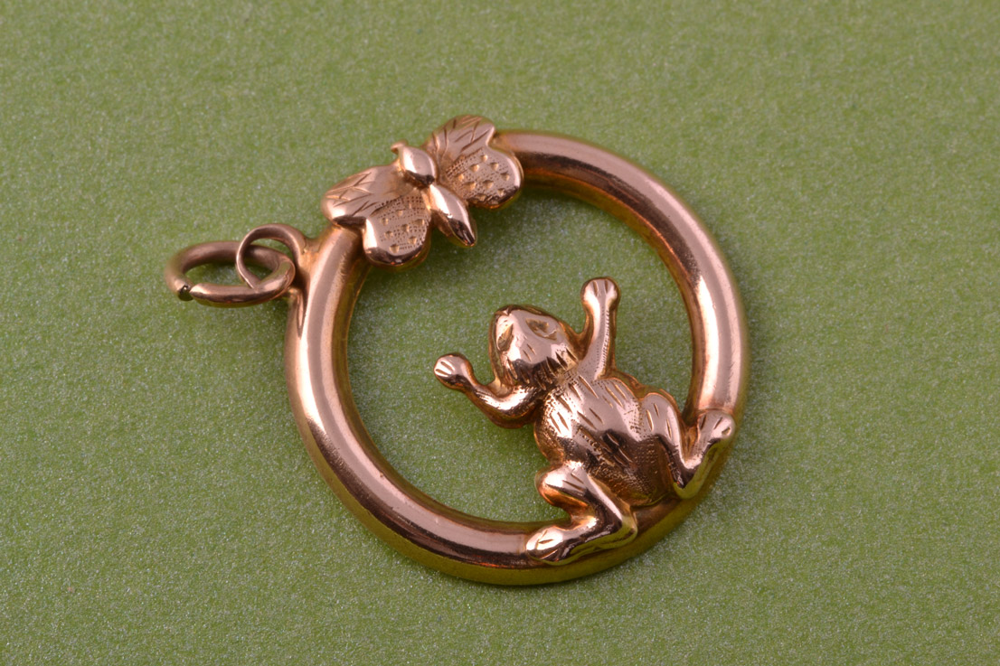 9ct Rose Gold Victorian Charm / Pendant