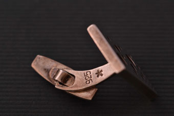 Silver Retro Cufflinks