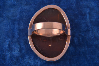 9ct Gold And Amber Ring