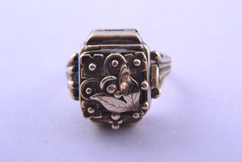 Silver Gilt Ring / Watch