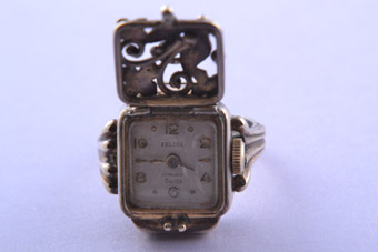 Silver Gilt Ring / Watch