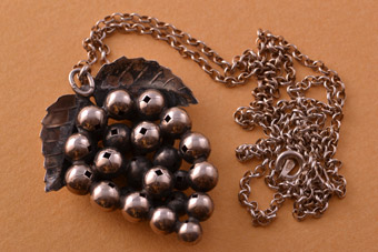Silver Retro Pendant