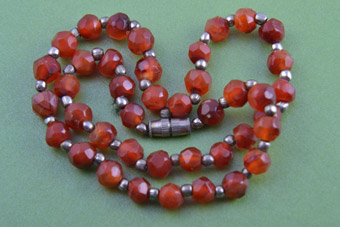 Silver/Carnelian Necklace