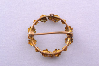 Gold Victorian Brooch