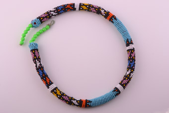 Beaded Vintage African Necklace