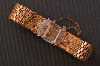 Gilt Mesh Retro Bracelet