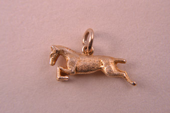 Gold Horse Charm