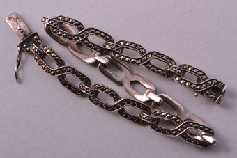 Silver Art Deco Bracelet