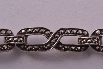 Silver Art Deco Bracelet