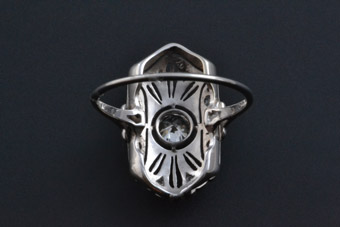 Gold Art Deco Ring