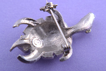 Enamel Turtle Brooch