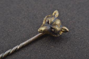 Gold Victorian Stick Pin