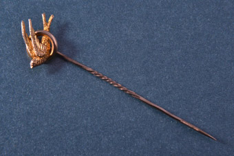 Gold Victorian Stick Pin