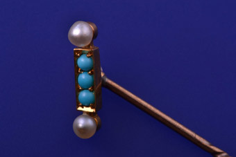 Gold Victorian Stick Pin