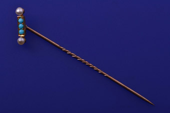 Gold Victorian Stick Pin