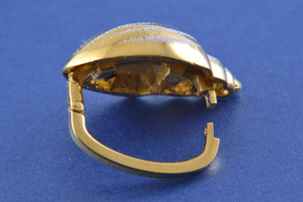 Gilt Vintage Scarf Ring