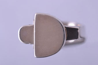 Sterling Silver Retro Heavy Ring