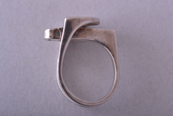 Silver Retro Ring
