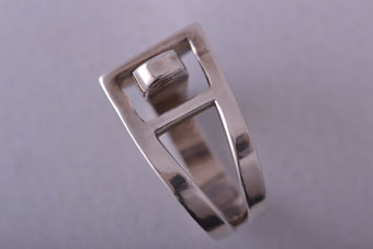 Silver Retro Ring