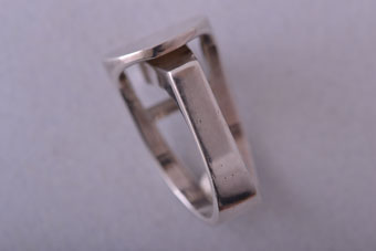 Silver Retro Ring