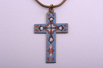 Enamel Vintage Cross