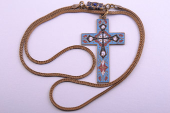 Enamel Vintage Cross