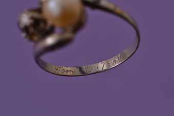White Gold Vintage Ring