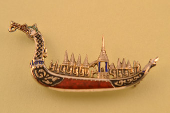 Siamese Dragon Brooch