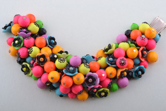 Vintage Tropical-Coloured Bracelet