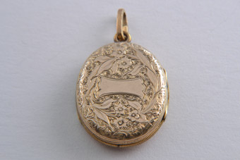 Gilt Victorian Locket