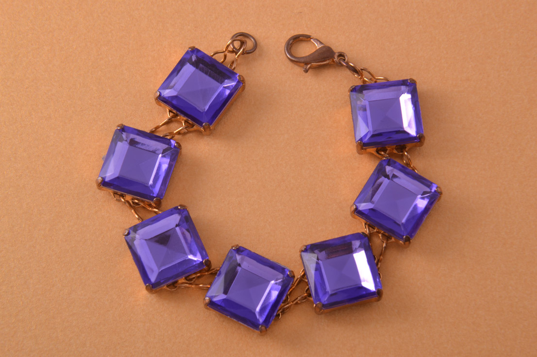Vintage Purple Bracelet