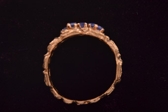 18ct Gold Retro Ring