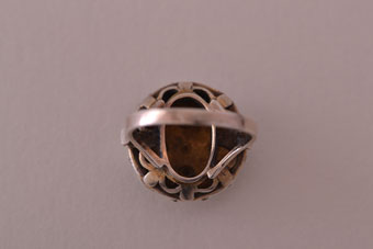 Silver Bombe Ring