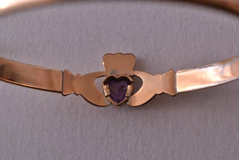 Vintage Claddagh Bangle