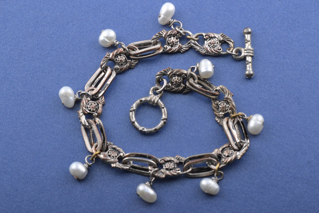 Bracelet With Fresh Water Pearls