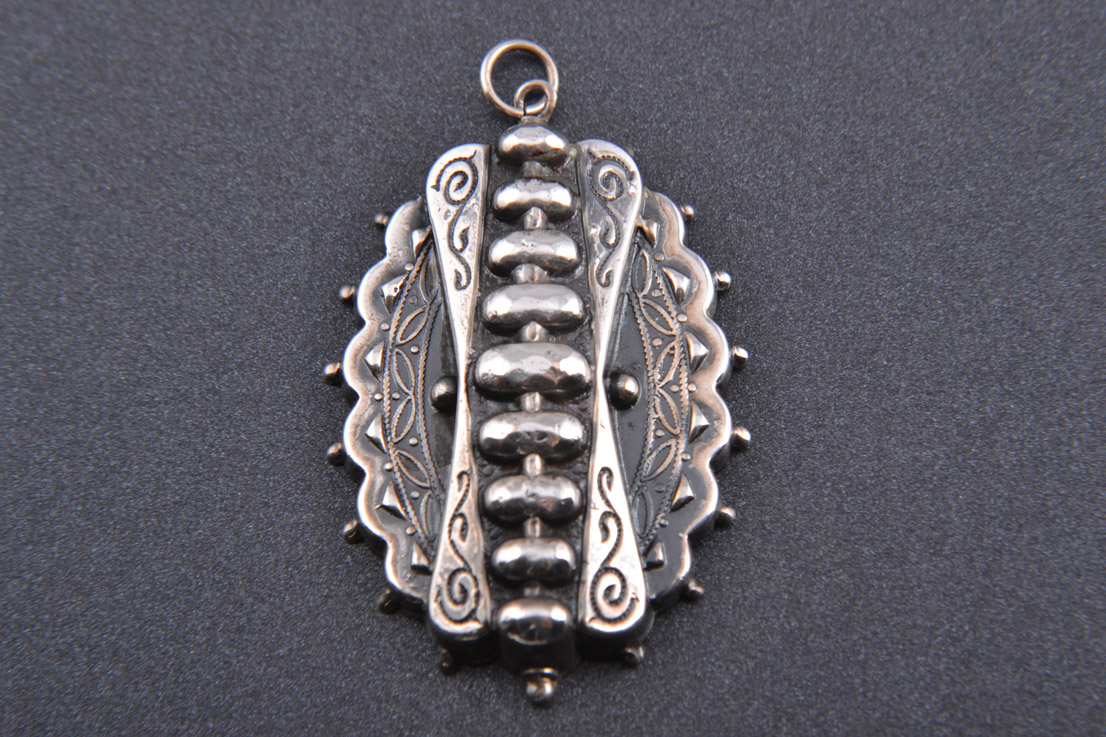 Silver Victorian Pendant