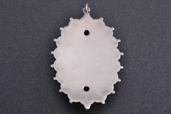 Silver Victorian Pendant