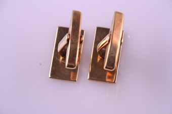 Gold Cufflinks