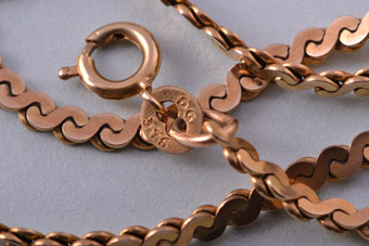 9ct Gold Flat-Link Chain