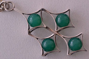 Silver Retro Pendant