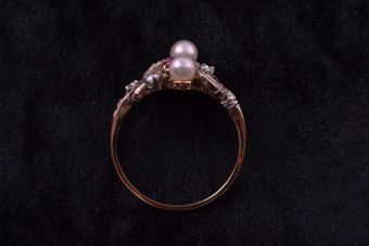 Gold Art Nouveau Ring